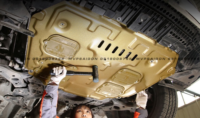 Lắp đặt giáp gầm - tấm bảo vệ động cơ hộp số Honda Civic