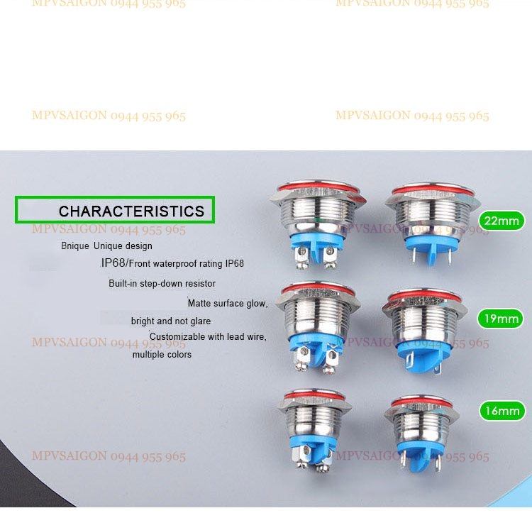 LED tín hiệu 22mm