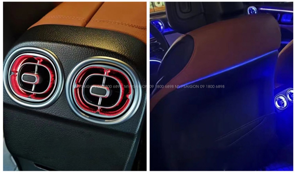 LED nội thất Benz C Class C200 C300 GLC 2022-2023