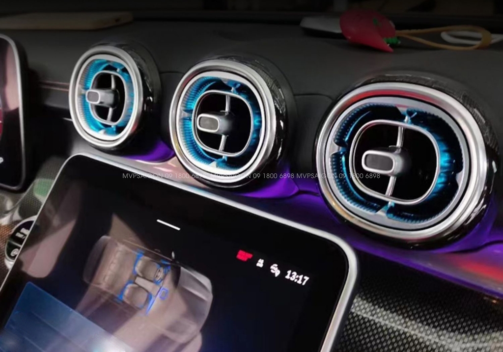 LED nội thất Benz C Class C200 C300 GLC 2022-2023