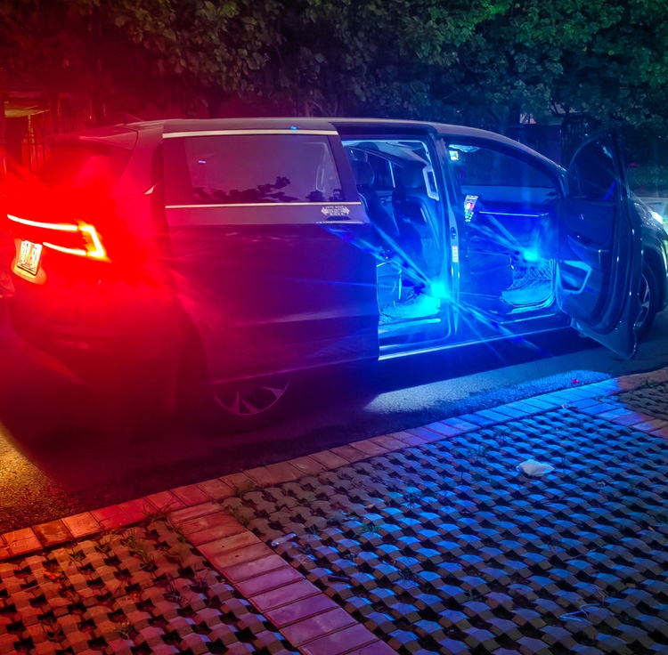 LED nội thất Hyundai Palisade 22 chi tiết chạy lập trình đủ chế độ