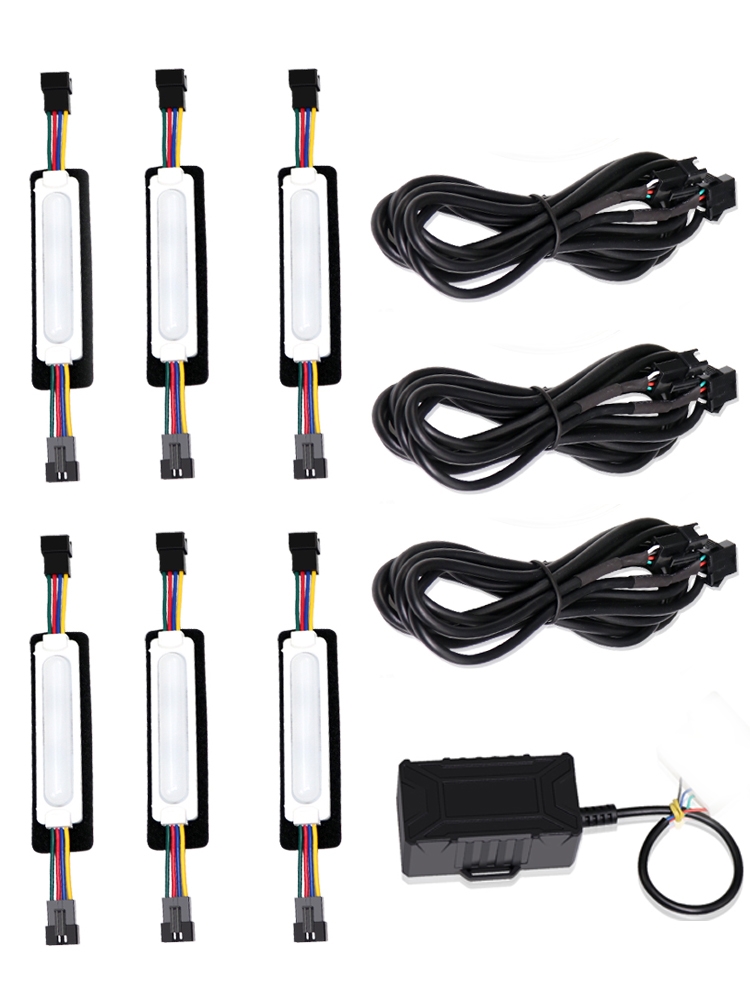 LED nội thất Hyundai Palisade 22 chi tiết chạy lập trình đủ chế độ