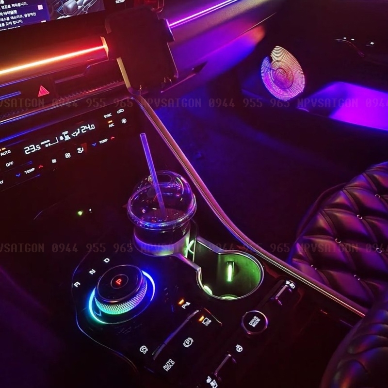 LED núm xoay số LED núm chuyển số - LED nội thất Kia Carnival 2024 2025 Sorento