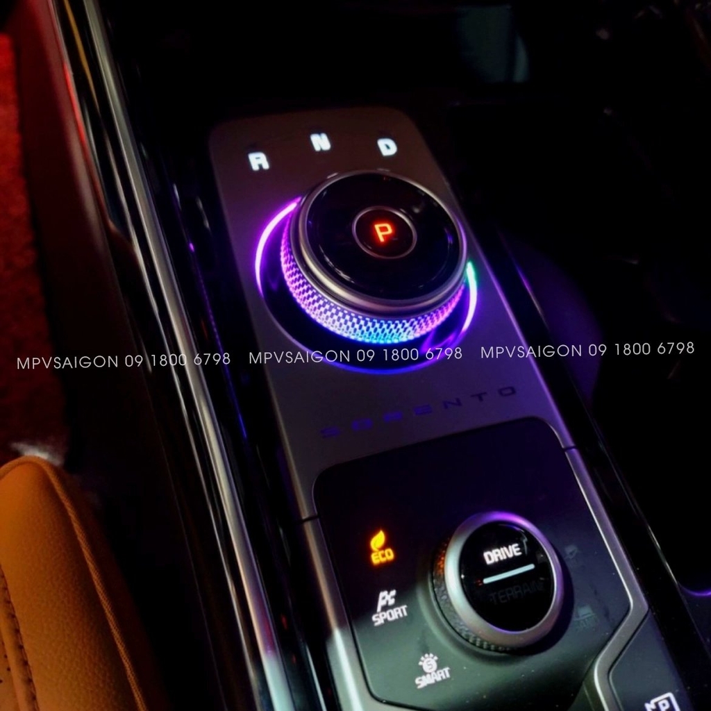 LED viền nội thất 22 chi tiết cho Kia Sorento