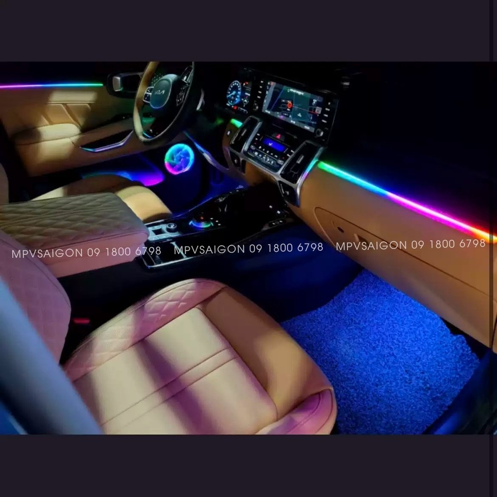 LED viền nội thất 22 chi tiết cho Kia Sorento