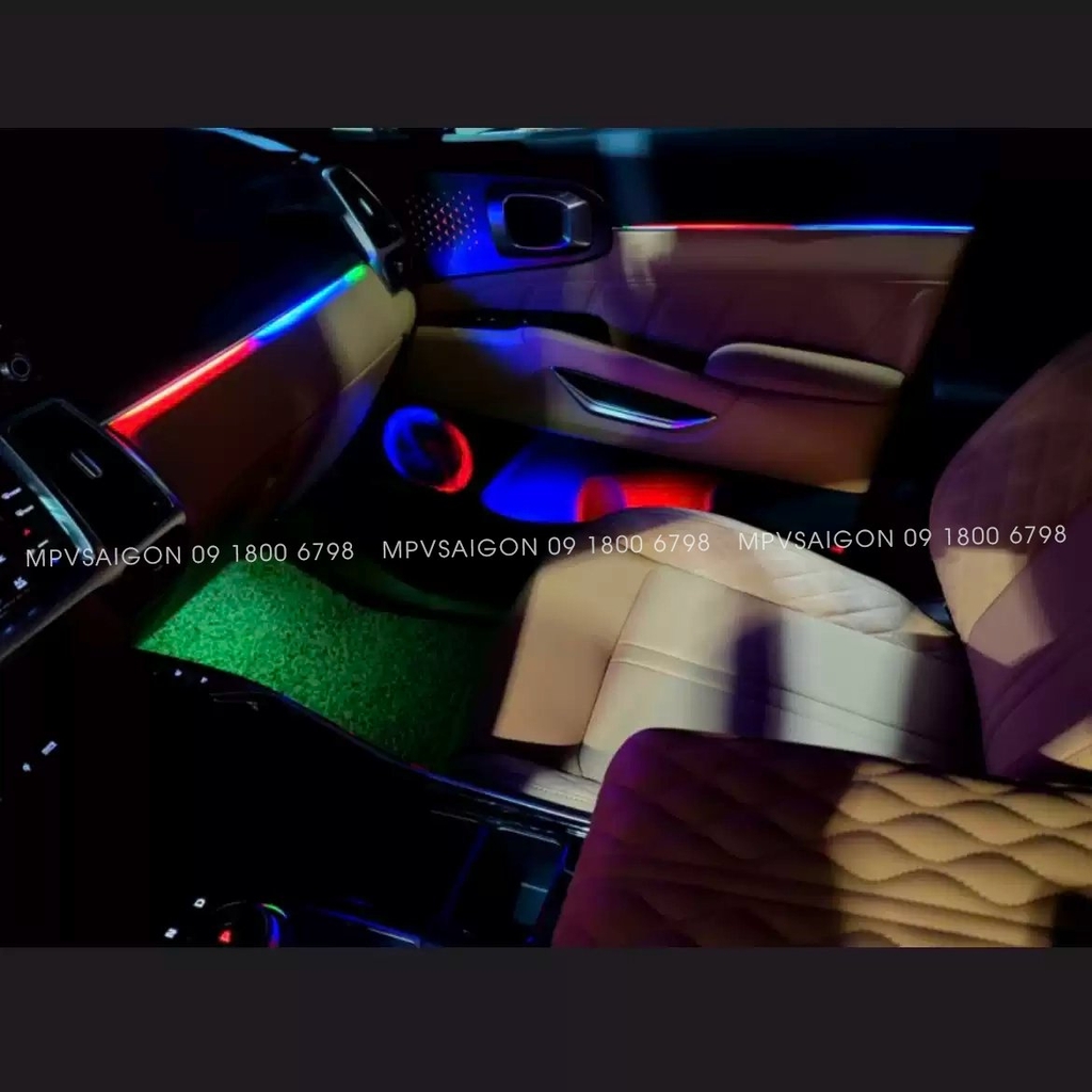 LED viền nội thất 22 chi tiết cho Kia Sorento
