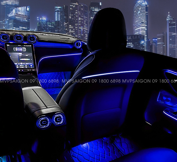 LED viền nội thất Ambient LED lưng ghế C200 C260 C300 2022 2023 mới nhất 2026