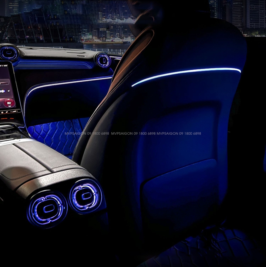 LED viền nội thất Ambient LED lưng ghế C200 C260 C300 2022 2023 mới nhất 2026