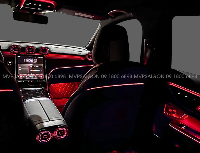 LED viền nội thất Ambient LED lưng ghế C200 C260 C300 2022 2023 mới nhất 2026