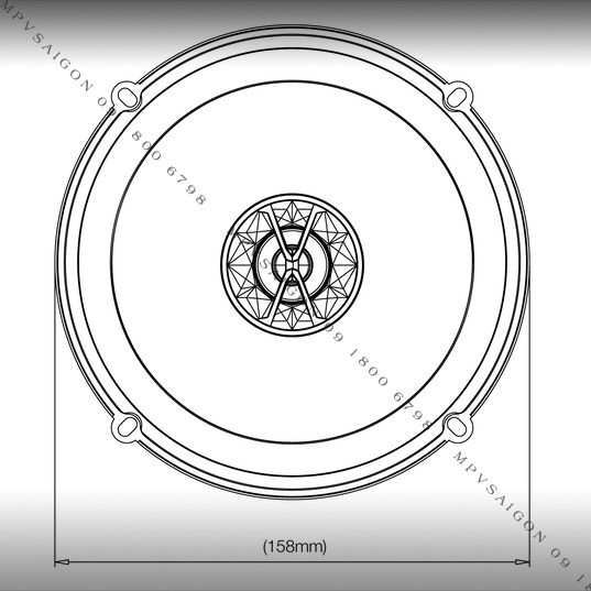 Loa đồng trục lắp trên xe ô tô JBL CLUB 6520
