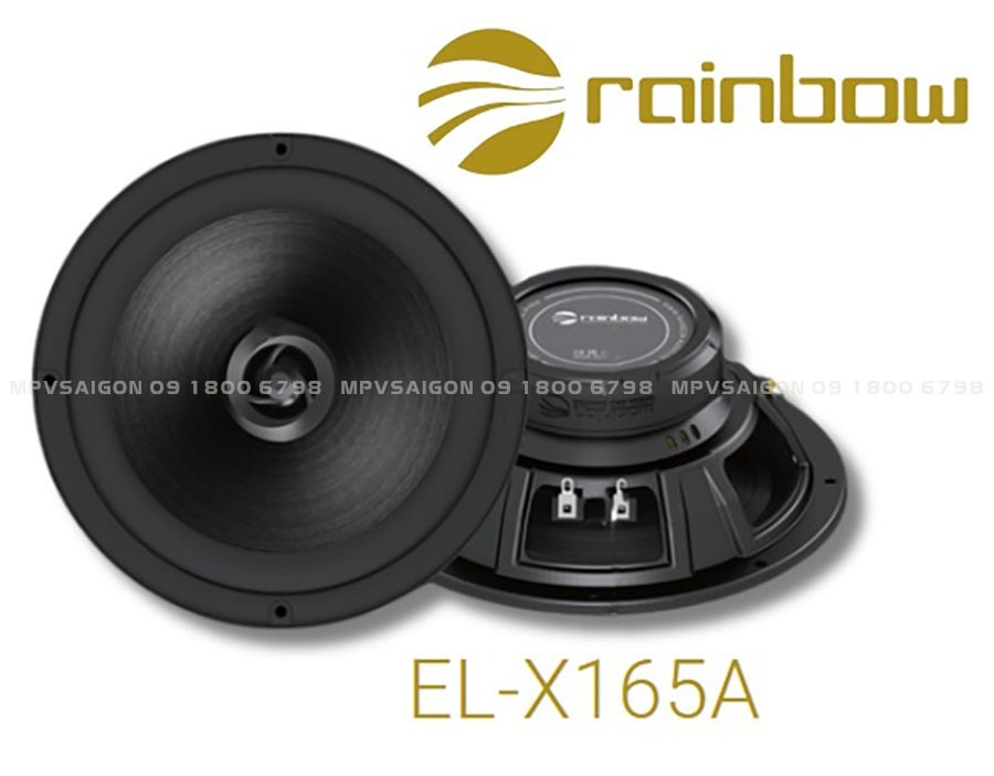 Loa đồng trục Rainbow EL- X165A lắp cánh cửa xe