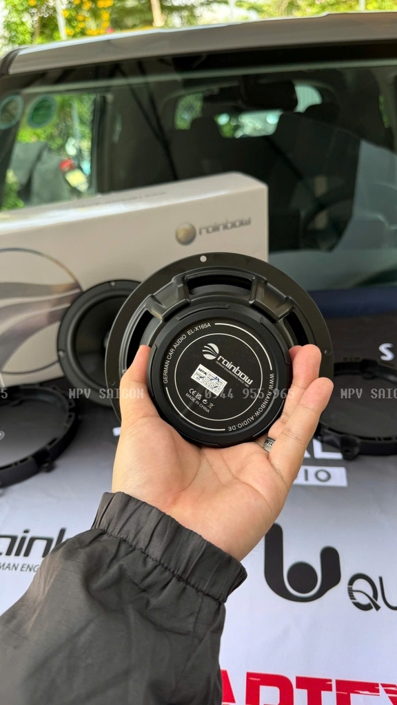 Loa đồng trục Rainbow EL- X165A lắp cánh cửa xe