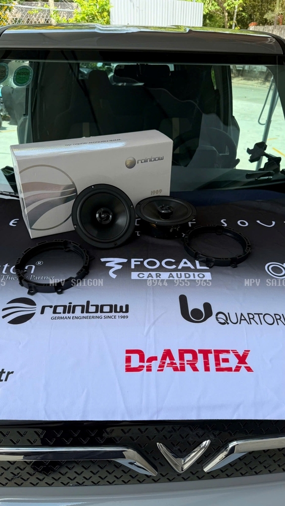 Loa đồng trục Rainbow EL- X165A lắp cánh cửa xe