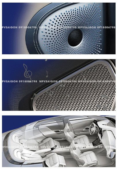 Loa siêu trầm đặt cốp/ hốc bánh sơ cua Volkswagen Viloran 2024