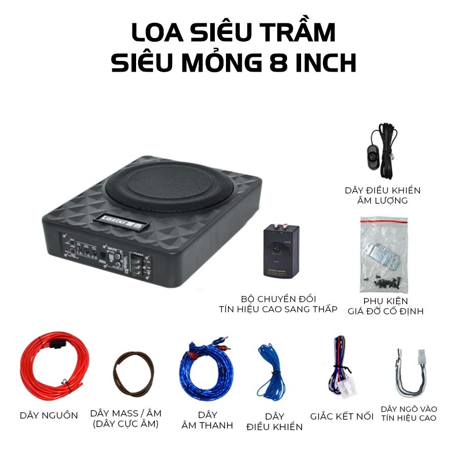 LOA SUB GẦM GHẾ LAS P8/ P10