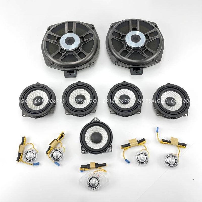 Loa xe viền đèn LED RBG sang trọng cho BMW X6 G0