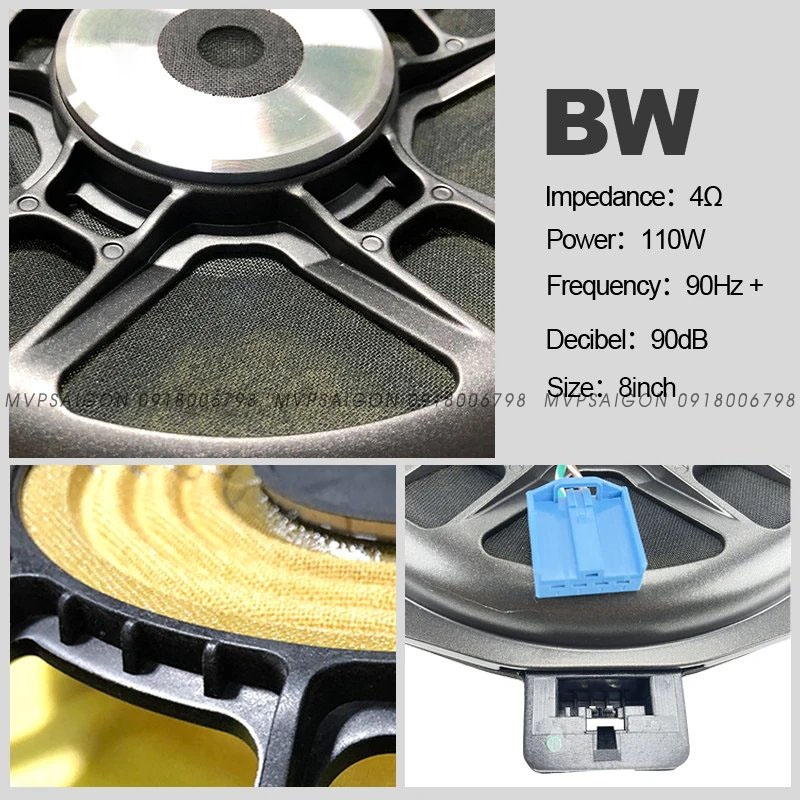 Loa xe viền đèn LED RBG sang trọng cho BMW X6 G0