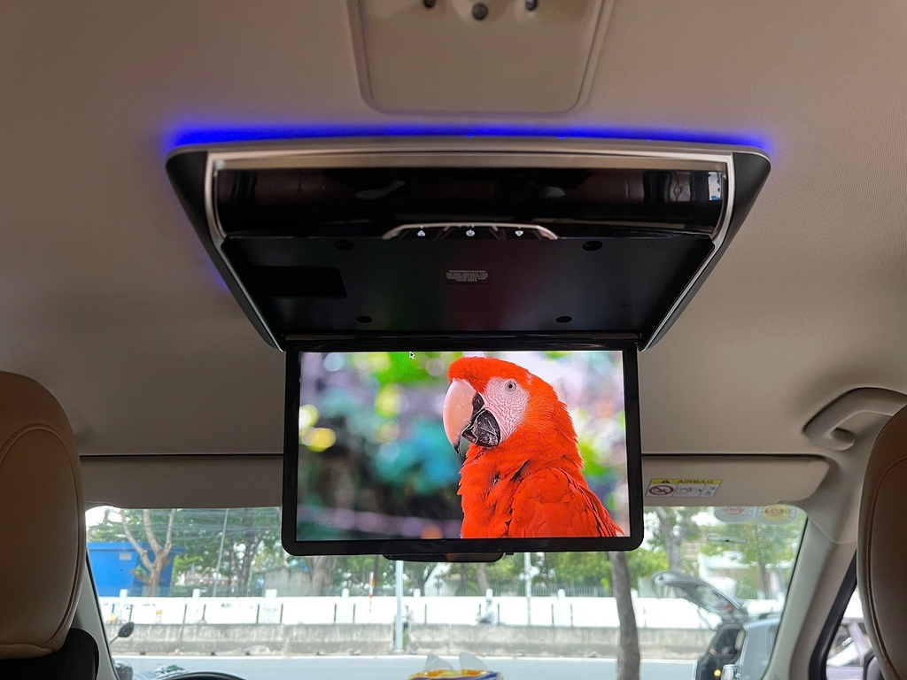 Màn hình trần gập mở tự động Kia Carnival 2025