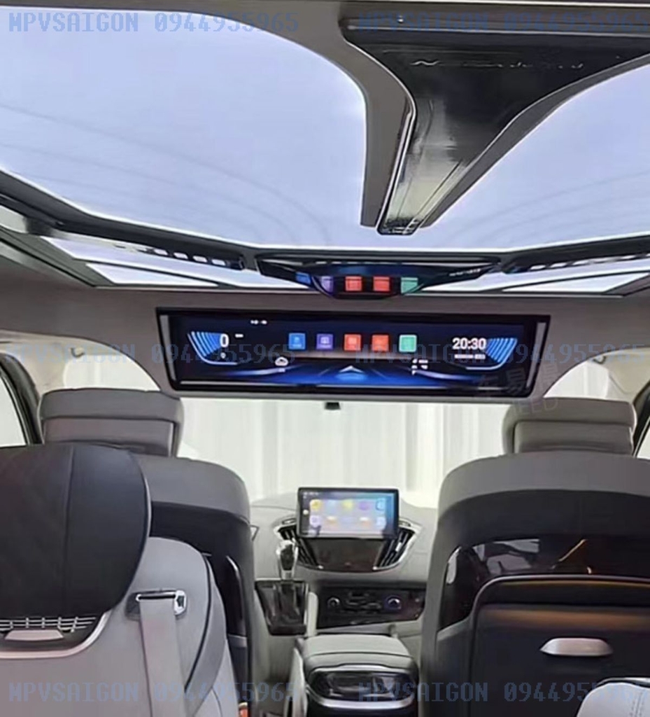 Màn hình trần kích thước lớn cho xe ô tô