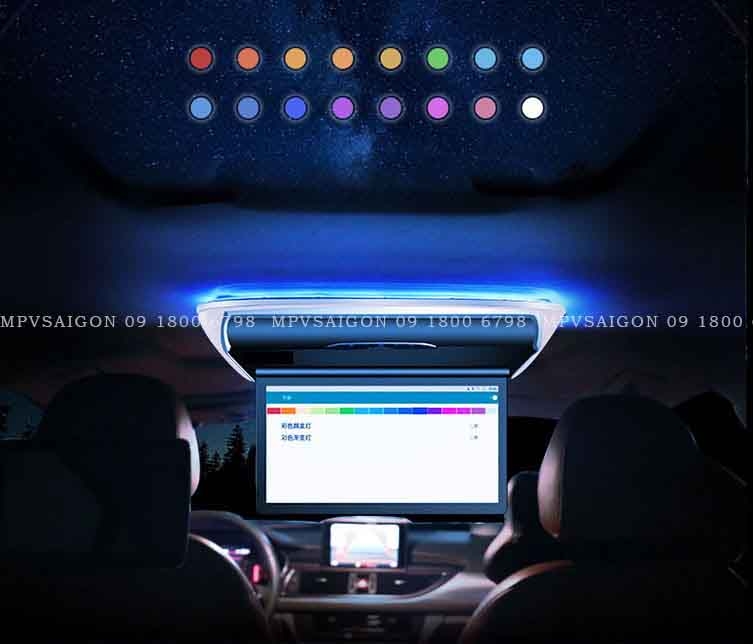 Màn hình trần Panorama cho xe cửa sổ trời toàn cảnh