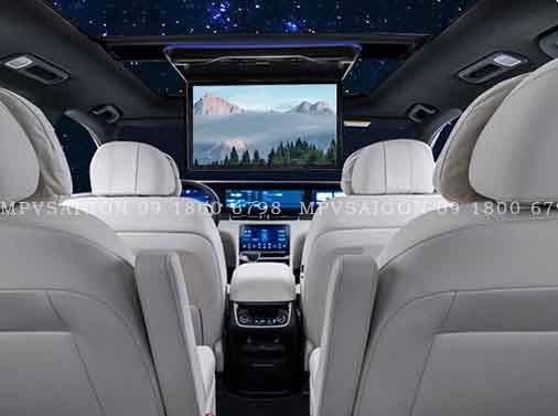 Màn hình trần Panorama cho xe cửa sổ trời toàn cảnh