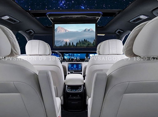 Màn hình trần Panorama cho xe cửa sổ trời toàn cảnh