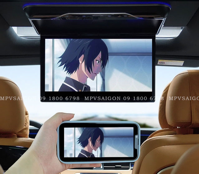 Màn hình trần Panorama cho xe cửa sổ trời toàn cảnh