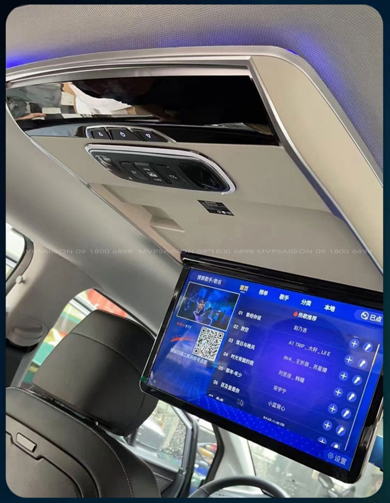 Màn hình TV trần Android  xe Hyundai Custin