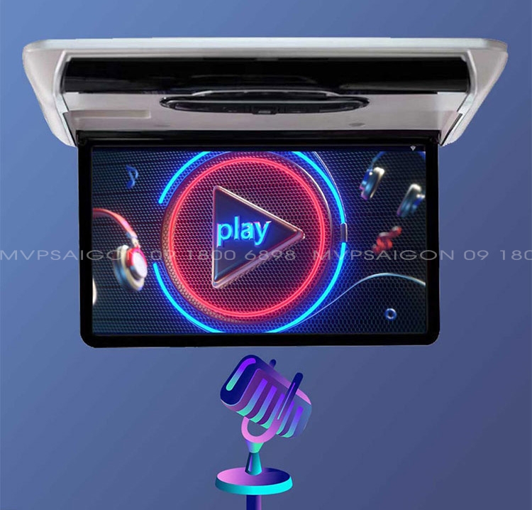 Màn hình TV trần Android  xe Hyundai Custin