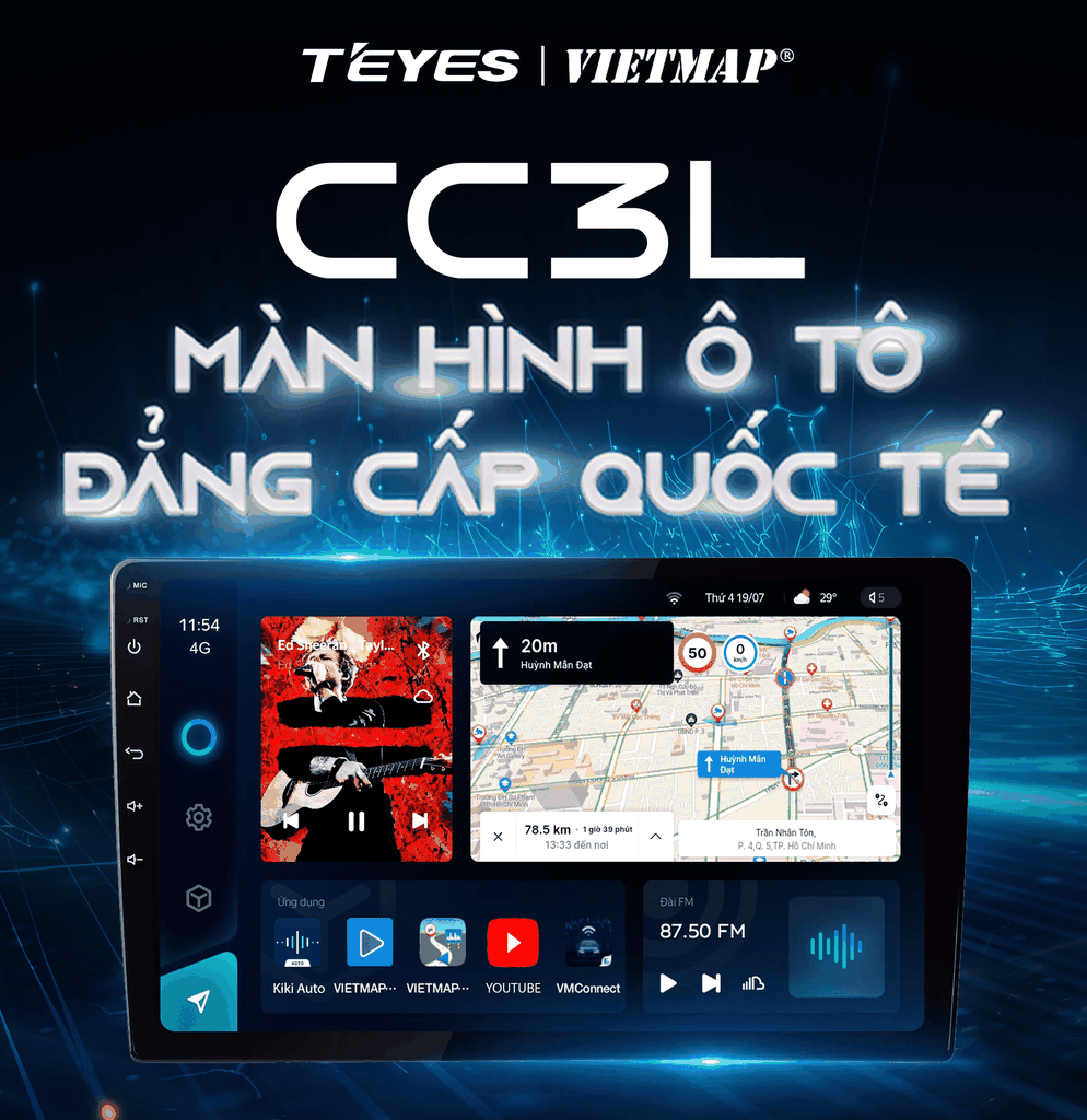 Màn hình android VietMap TEYES CC3L