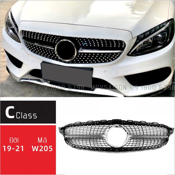 Mặt ca lăng Mercedes Benz C- class C180 C200 C300 W205 W206