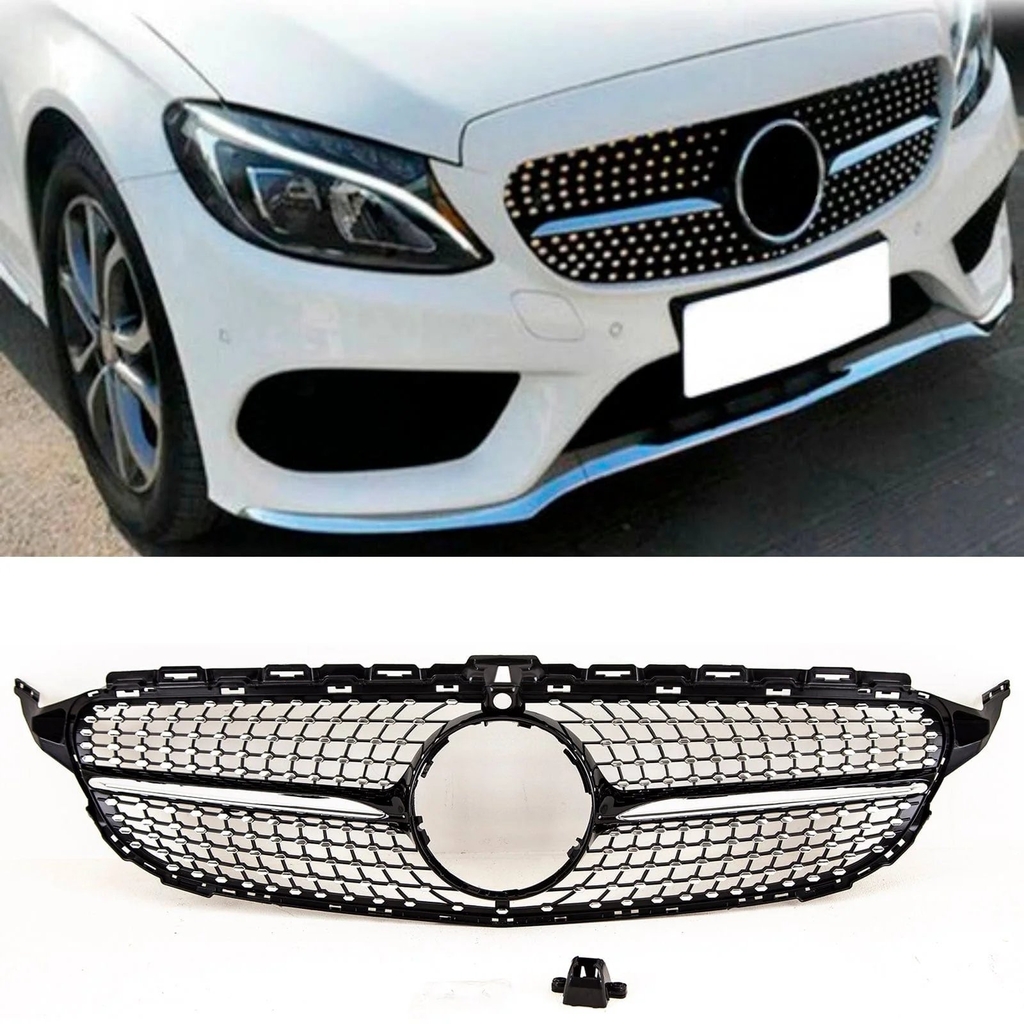 Mặt Calang Kim Cương Sao Rơi Cho Xe Mercedes Benz C Class W205