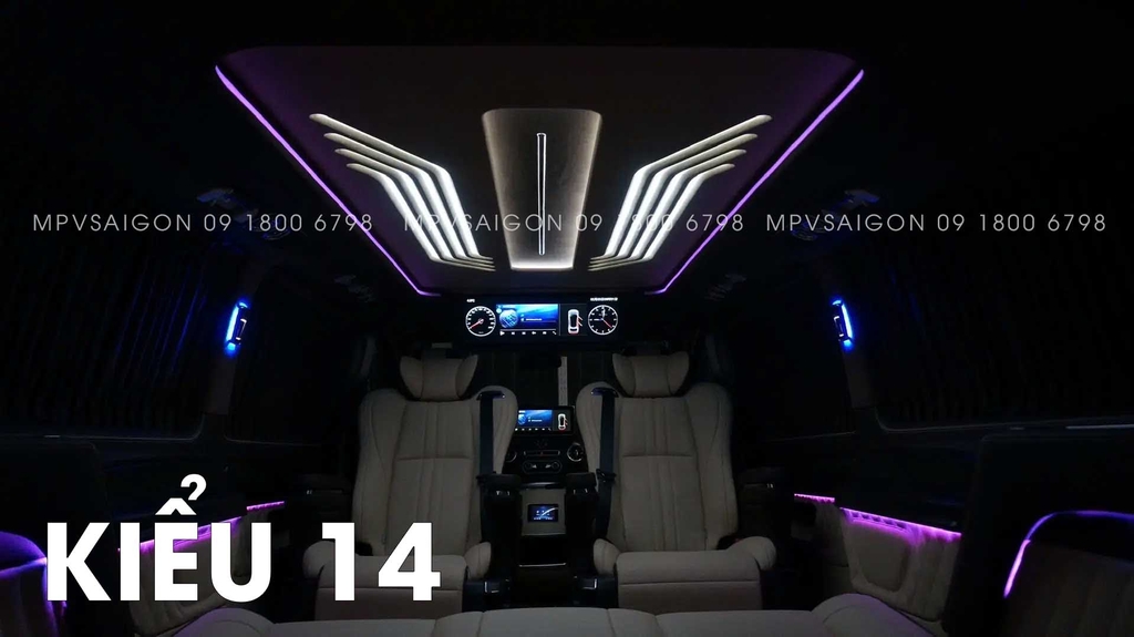 Mẫu đèn trần cho Mercedes Benz V250