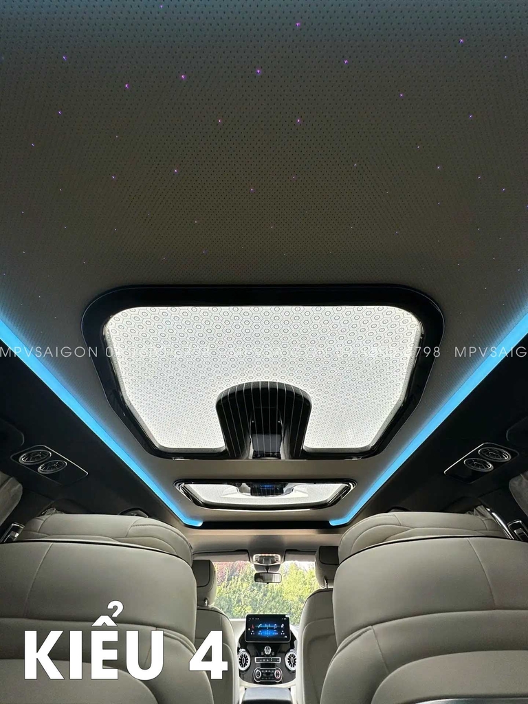 Mẫu đèn trần cho Mercedes Benz V250