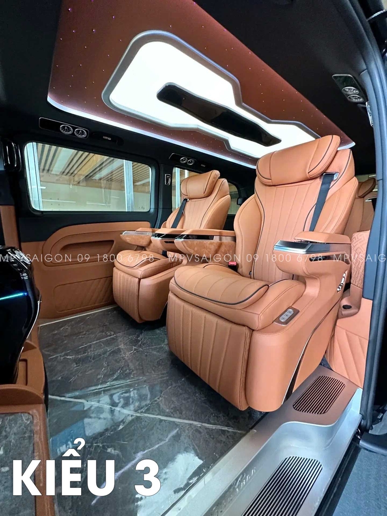 Mẫu đèn trần cho Mercedes Benz V250