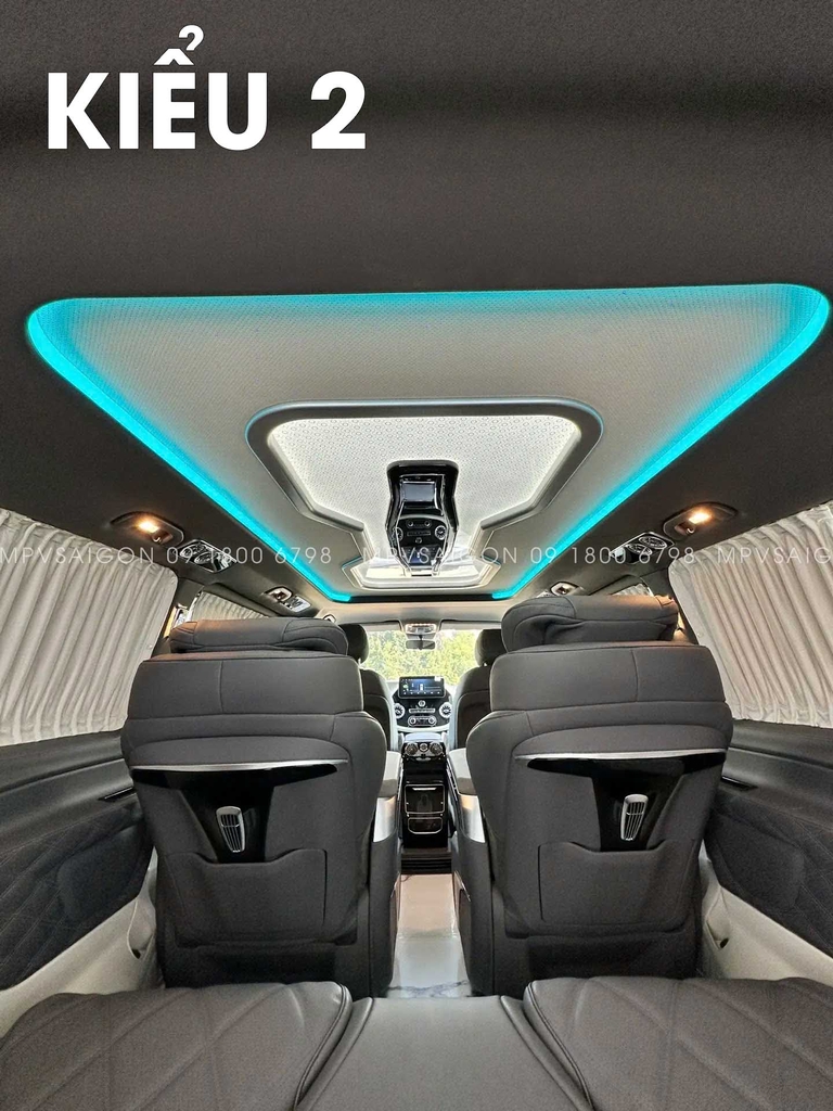 Mẫu đèn trần cho Mercedes Benz V250