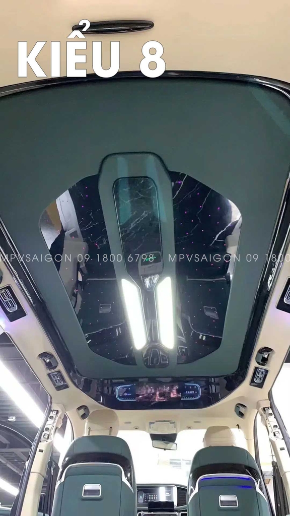 Mẫu đèn trần cho Mercedes Benz V250