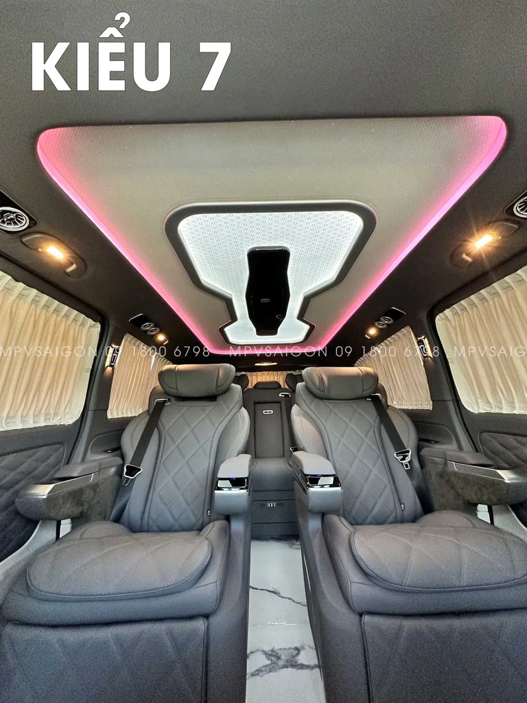 Mẫu đèn trần cho Mercedes Benz V250