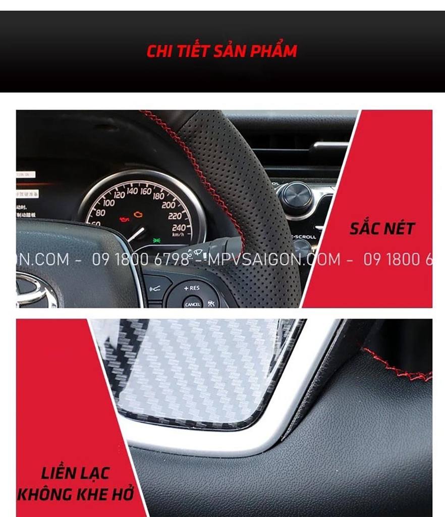 May da bọc da vô lăng Mercedes Benz da Nappa - da nhập cao cấp