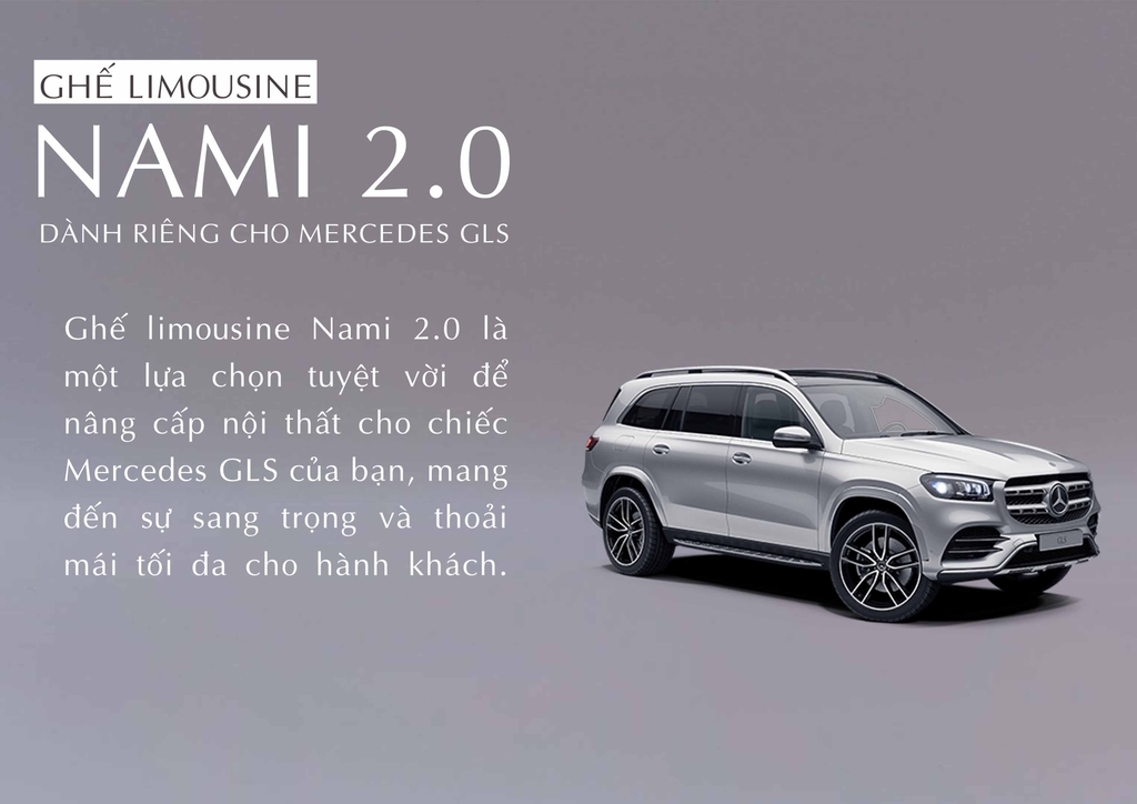 Mercedes GLS - Brochure ghế limousine Nami 2.0