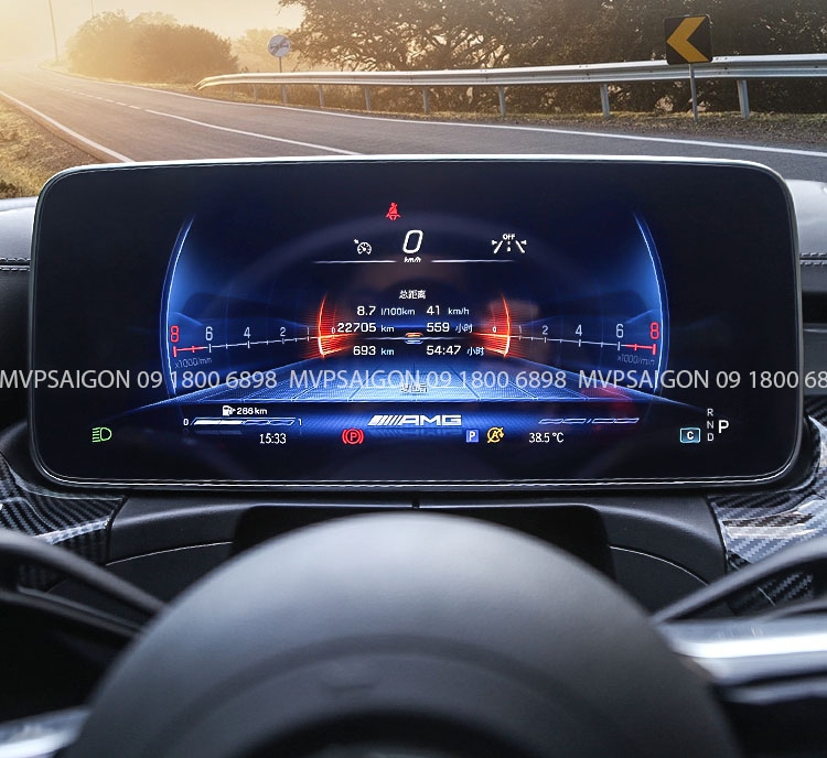 Nâng cấp bảng đồng hồ điện tử Instrument Panel C class C200 C300 GLC 2022~2023