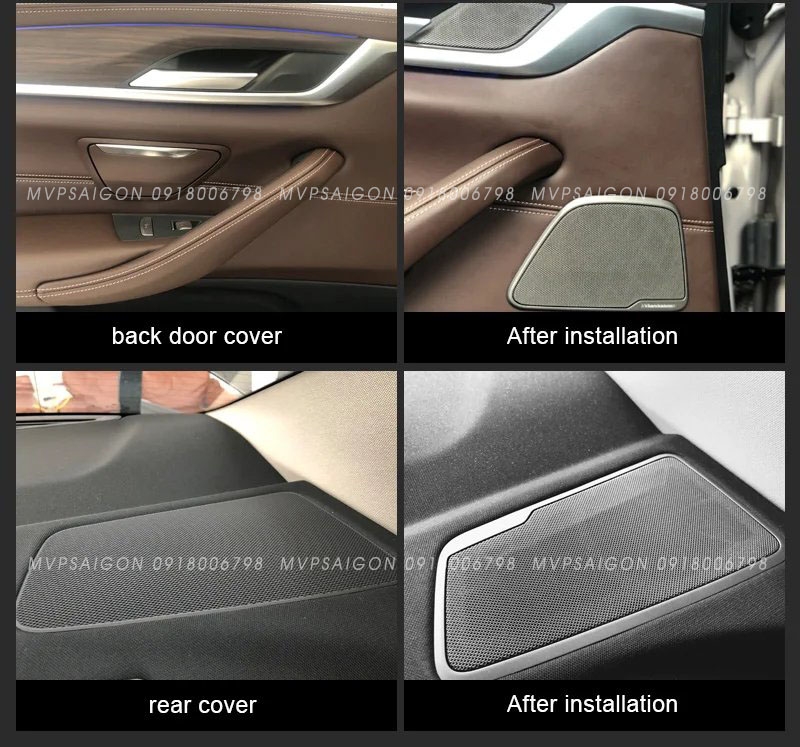 Nâng cấp bộ 5 loa ốp cửa Treble Tweeter điều khiến trung tâm BMW G30 G31