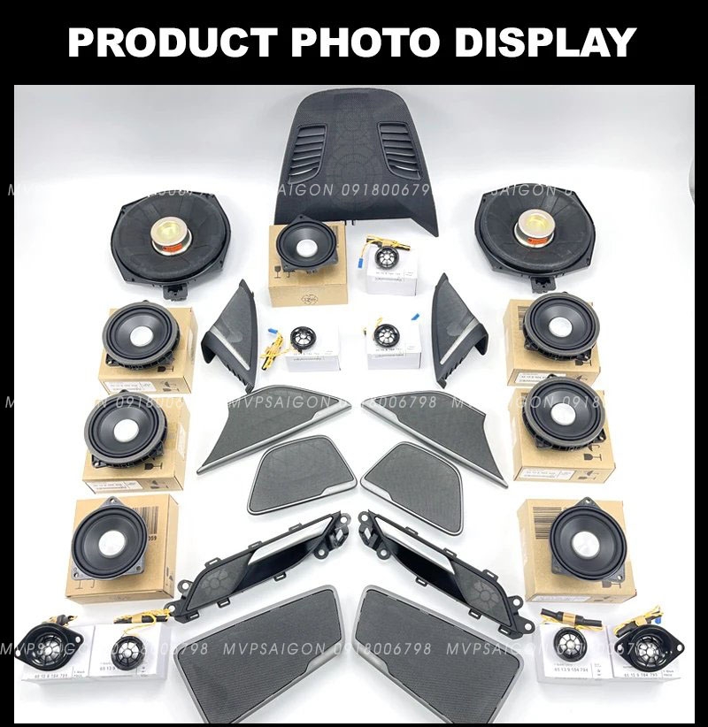 Nâng cấp bộ 5 loa ốp cửa Treble Tweeter điều khiến trung tâm BMW G30 G31