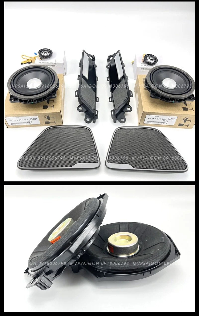 Nâng cấp bộ 5 loa ốp cửa Treble Tweeter điều khiến trung tâm BMW G30 G31