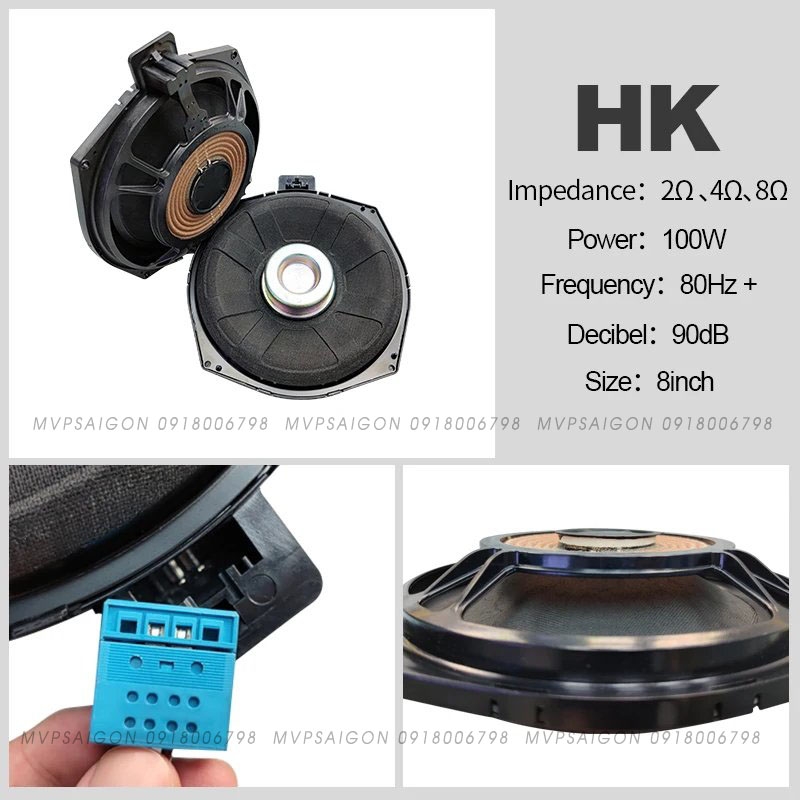 Nâng cấp bộ 5 loa ốp cửa Treble Tweeter điều khiến trung tâm BMW G30 G31