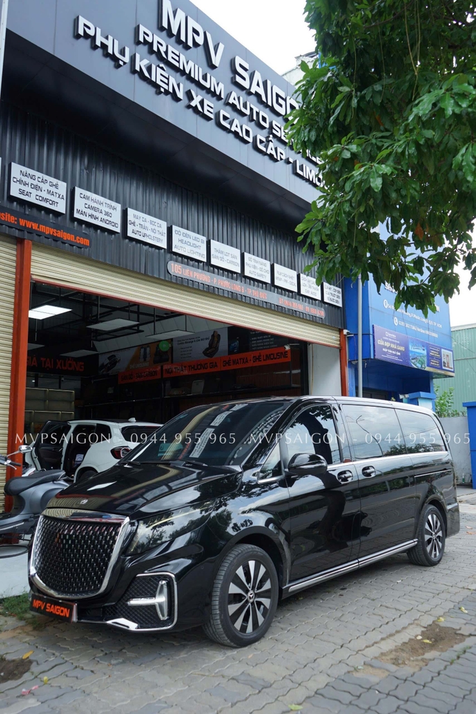 Nâng cấp body kit MERCEDES BENZ V250 bản 2024 - mẫu Starry