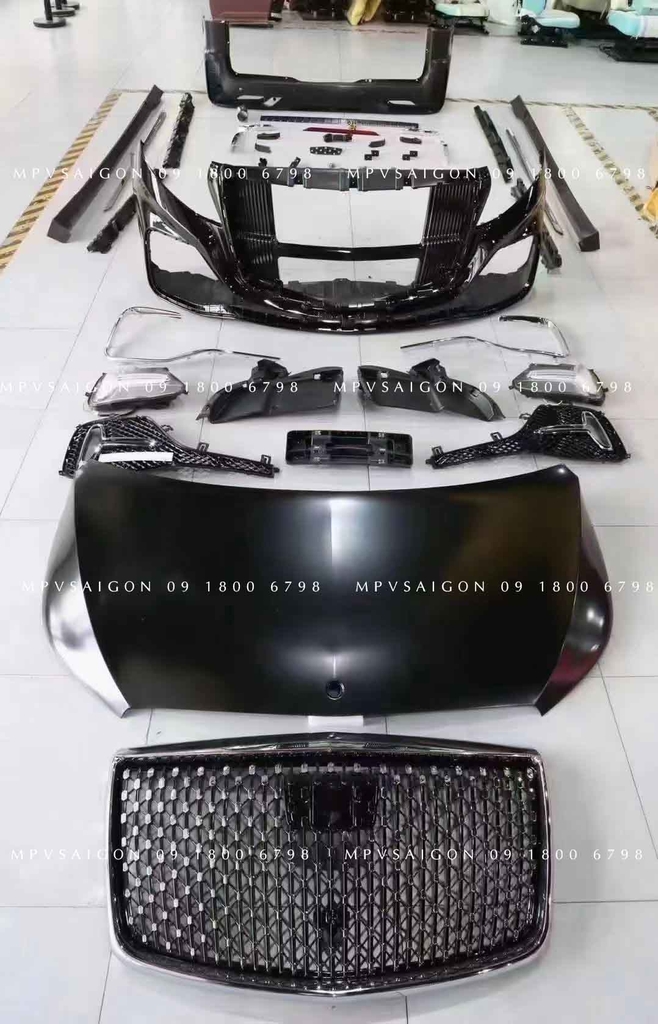 Nâng cấp body kit MERCEDES BENZ V250 bản 2024 - mẫu Starry