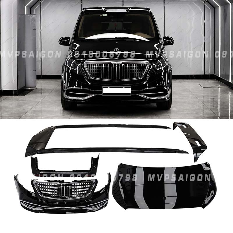 Nâng cấp body kit Mercedes Benz V250 2024 mẫu mới nhất