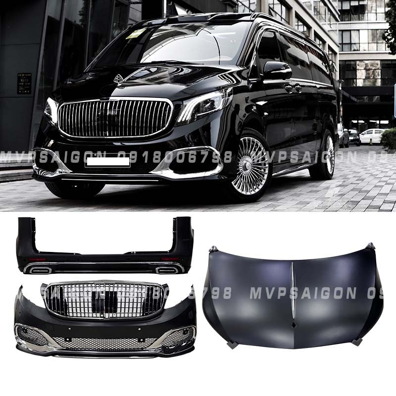 Nâng cấp body kit Mercedes Benz V250 2024 mẫu mới nhất