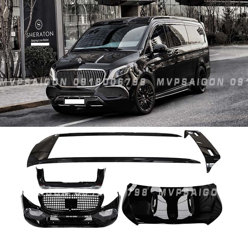 Nâng cấp body kit Mercedes Benz V250 2024 mẫu mới nhất